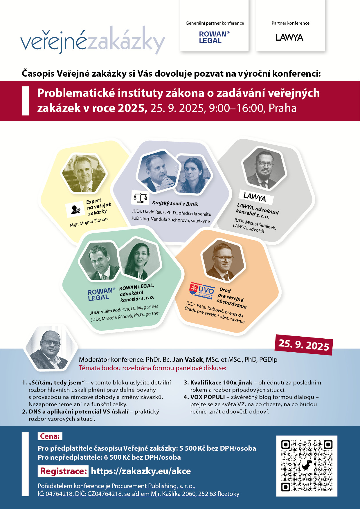 KONFERENCE: Problematické instituty zákona o zadávání veřejných zakázek v roce 2025
